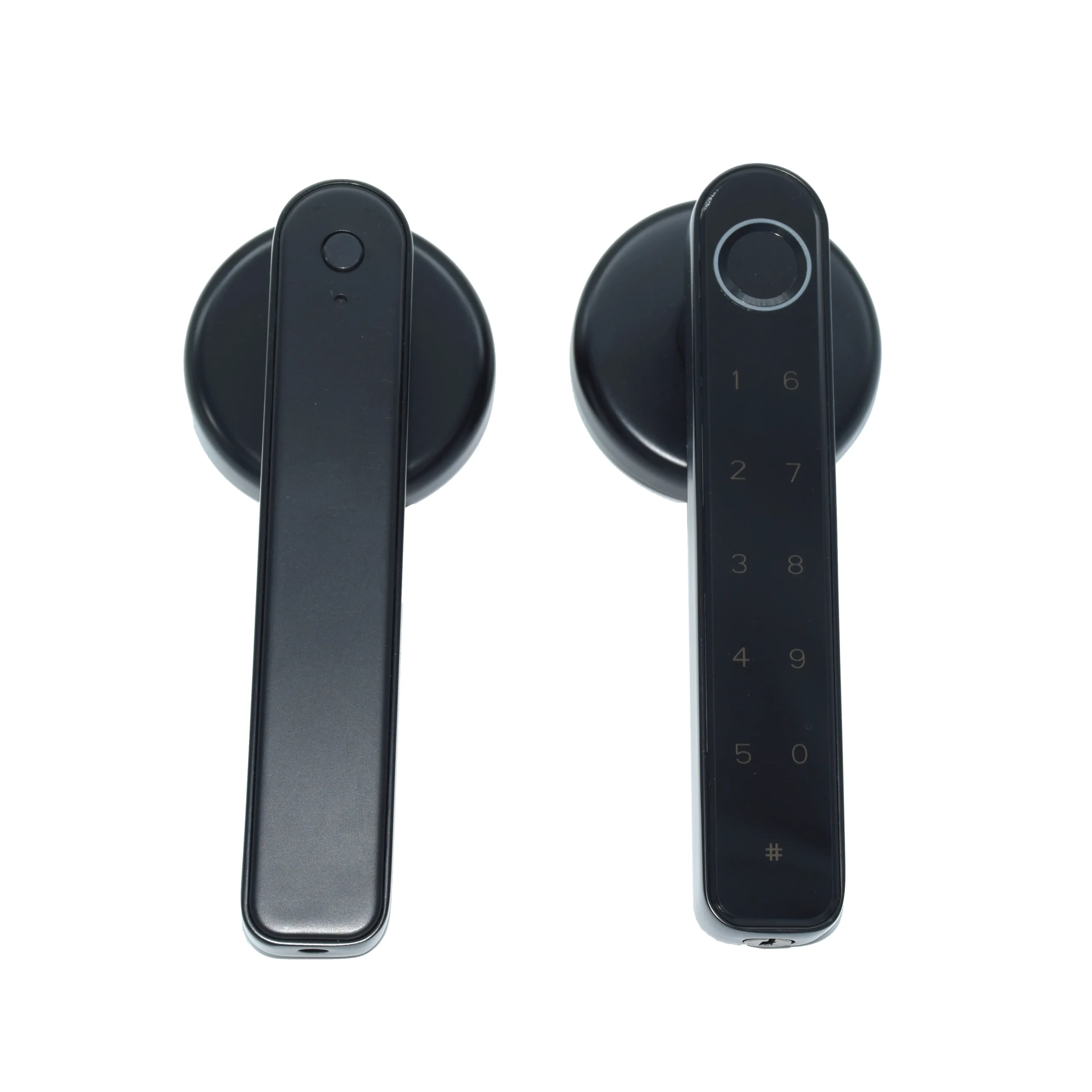 Fingerprint Smart Door Lock with Handle (4 in 1) Keyless Entry, Config with Tuya APP have your Key Passcodes, Smart Electronic Door Handle - Image 2